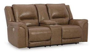 Trasimeno Power Reclining Loveseat with Console - 46 Furniture and Mattress Gallery