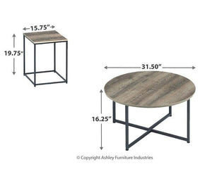 Wadeworth Table (Set of 3) - 46 Furniture and Mattress Gallery