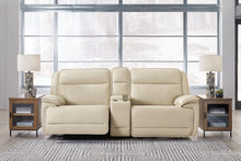 Load image into Gallery viewer, Double Deal Power Reclining Loveseat Sectional with Console - 46 Furniture and Mattress Gallery

