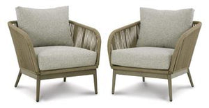 Swiss Valley Lounge Chair with Cushion (Set of 2) - 46 Furniture and Mattress Gallery