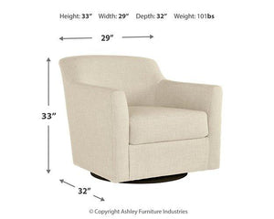 Bradney Swivel Accent Chair - 46 Furniture and Mattress Gallery