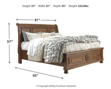 Load image into Gallery viewer, Flynnter Bed with 2 Storage Drawers - 46 Furniture and Mattress Gallery
