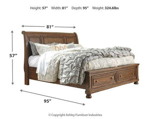 Flynnter Bed with 2 Storage Drawers - 46 Furniture and Mattress Gallery