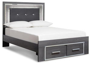 Lodanna Bed with 2 Storage Drawers - 46 Furniture and Mattress Gallery