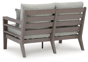 Hillside Barn Outdoor Loveseat with Cushion - 46 Furniture and Mattress Gallery