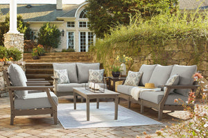 Visola Outdoor Sofa and Loveseat Set - 46 Furniture and Mattress Gallery