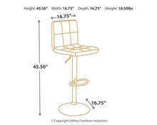 Load image into Gallery viewer, Bellatier Adjustable Height Bar Stool - 46 Furniture and Mattress Gallery
