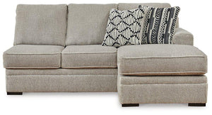Calnita 2-Piece Sectional with Chaise - 46 Furniture and Mattress Gallery