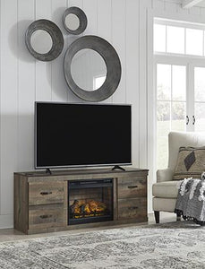 Trinell TV Stand with Electric Fireplace - 46 Furniture and Mattress Gallery