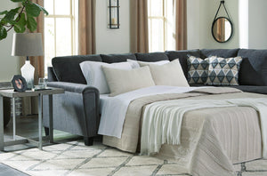 Abinger 2-Piece Sleeper Sectional with Chaise - 46 Furniture and Mattress Gallery