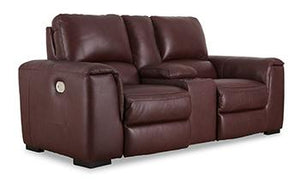 Alessandro Power Reclining Loveseat with Console - 46 Furniture and Mattress Gallery