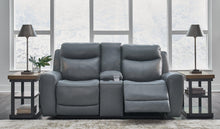 Load image into Gallery viewer, Mindanao Power Reclining Loveseat with Console - 46 Furniture and Mattress Gallery
