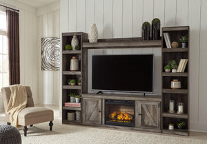 Wynnlow 4-Piece Entertainment Center with Electric Fireplace - 46 Furniture and Mattress Gallery