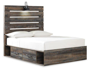 Drystan Bed with 4 Storage Drawers - 46 Furniture and Mattress Gallery
