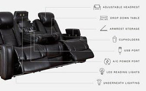 Party Time Power Reclining Sofa - 46 Furniture and Mattress Gallery