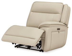 Double Deal Power Reclining Loveseat Sectional with Console - 46 Furniture and Mattress Gallery