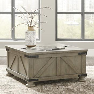 Aldwin Coffee Table With Storage - 46 Furniture and Mattress Gallery