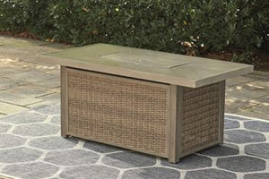 Beachcroft Outdoor Fire Pit Table - 46 Furniture and Mattress Gallery