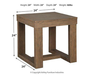 Cariton End Table - 46 Furniture and Mattress Gallery