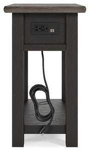 Tyler Creek Chairside End Table - 46 Furniture and Mattress Gallery