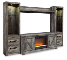 Load image into Gallery viewer, Wynnlow 4-Piece Entertainment Center with Electric Fireplace - 46 Furniture and Mattress Gallery
