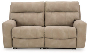 Next-Gen DuraPella Power Reclining Sectional Loveseat - 46 Furniture and Mattress Gallery