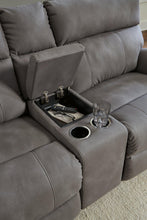 Load image into Gallery viewer, Next-Gen DuraPella Power Reclining Sectional Loveseat with Console - 46 Furniture and Mattress Gallery
