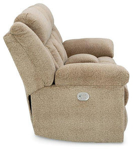 Tip-Off Power Reclining Loveseat - 46 Furniture and Mattress Gallery