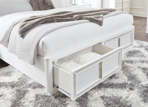 Chalanna Upholstered Storage Bed - 46 Furniture and Mattress Gallery