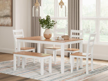 Load image into Gallery viewer, Gesthaven Dining Table with 4 Chairs and Bench (Set of 6) - 46 Furniture and Mattress Gallery
