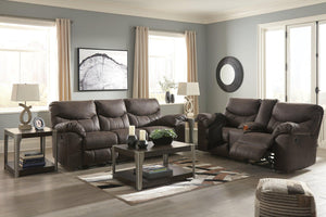 Boxberg Reclining Loveseat with Console - 46 Furniture and Mattress Gallery