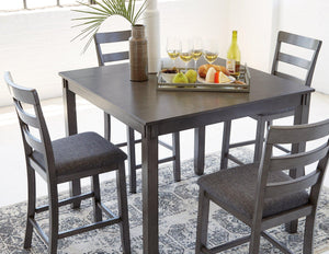 Bridson Counter Height Dining Table and Bar Stools (Set of 5) - 46 Furniture and Mattress Gallery