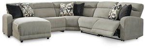Colleyville Power Reclining Sectional with Chaise - 46 Furniture and Mattress Gallery