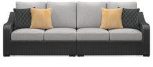 Load image into Gallery viewer, Beachcroft 2-Piece Outdoor Loveseat with Cushion - 46 Furniture and Mattress Gallery
