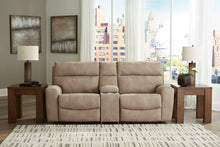 Load image into Gallery viewer, Next-Gen DuraPella Power Reclining Sectional Loveseat with Console - 46 Furniture and Mattress Gallery
