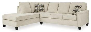 Abinger 2-Piece Sleeper Sectional with Chaise - 46 Furniture and Mattress Gallery