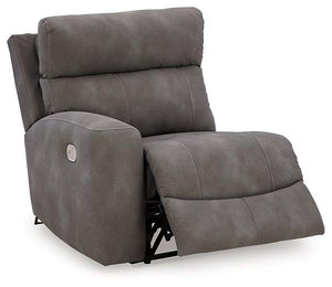 Next-Gen DuraPella Power Reclining Sectional Loveseat with Console - 46 Furniture and Mattress Gallery
