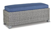 Load image into Gallery viewer, Naples Beach Outdoor Bench with Cushion - 46 Furniture and Mattress Gallery
