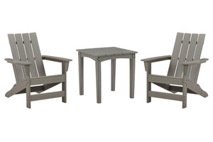 Visola Outdoor Adirondack Chair Set with End Table - 46 Furniture and Mattress Gallery