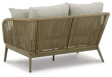 Load image into Gallery viewer, Swiss Valley Outdoor Loveseat with Cushion - 46 Furniture and Mattress Gallery
