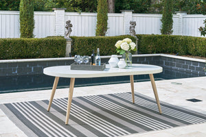 Seton Creek Outdoor Dining Package - 46 Furniture and Mattress Gallery