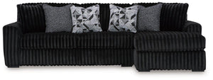 Midnight-Madness Sectional Sofa with Chaise - 46 Furniture and Mattress Gallery