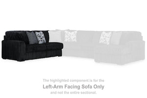Midnight-Madness Sectional Sofa with Chaise - 46 Furniture and Mattress Gallery