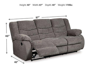 Tulen Reclining Sofa - 46 Furniture and Mattress Gallery