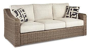 Beachcroft Outdoor Sofa with Cushion - 46 Furniture and Mattress Gallery