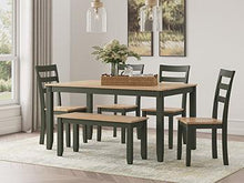 Load image into Gallery viewer, Gesthaven Dining Table with 4 Chairs and Bench (Set of 6) - 46 Furniture and Mattress Gallery
