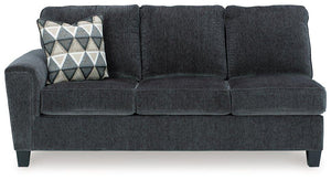 Abinger 2-Piece Sleeper Sectional with Chaise - 46 Furniture and Mattress Gallery