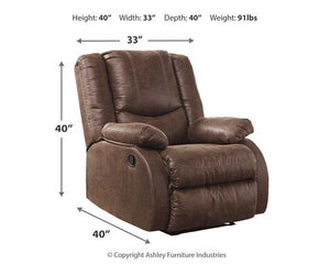 Bladewood Recliner - 46 Furniture and Mattress Gallery