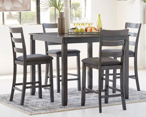 Bridson Counter Height Dining Table and Bar Stools (Set of 5) - 46 Furniture and Mattress Gallery