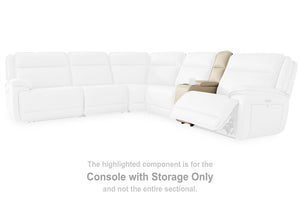 Double Deal Power Reclining Loveseat Sectional with Console - 46 Furniture and Mattress Gallery